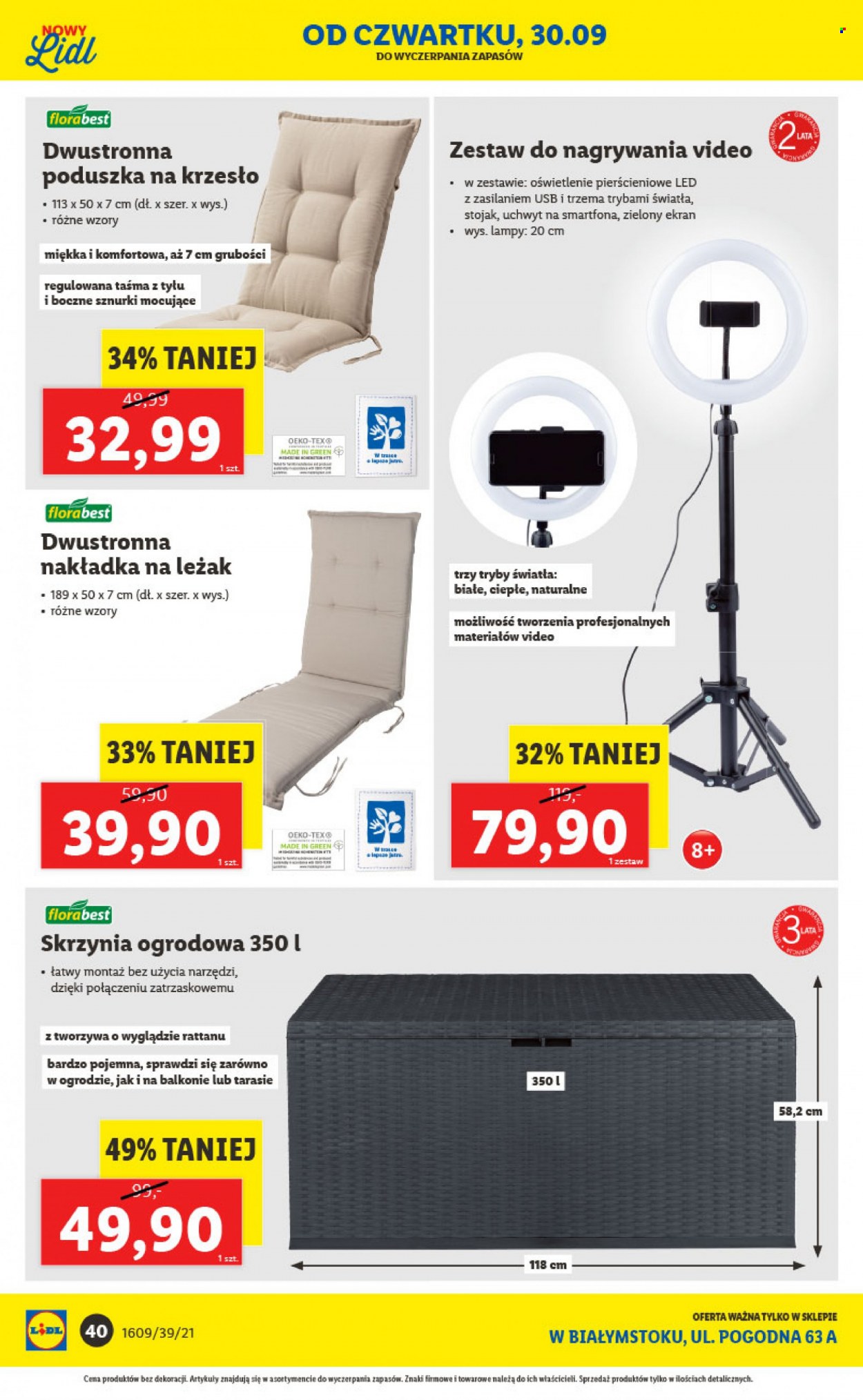 Gazetka Lidl - 30.09.2021 - 9.10.2021. Strona 40