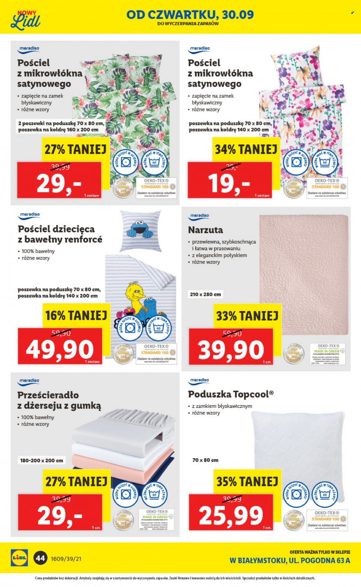 Gazetka Lidl - 30.09.2021 - 9.10.2021. Strona 44