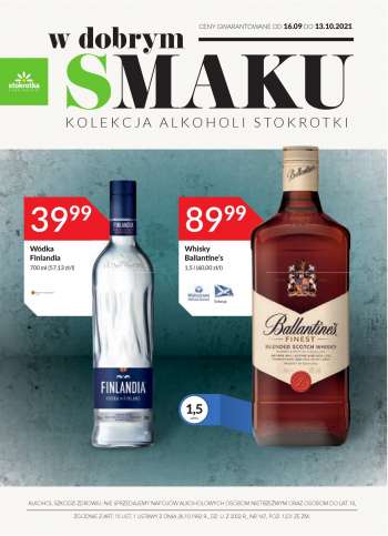 Gazetka Stokrotka Supermarket - 16.09.2021 - 13.10.2021.