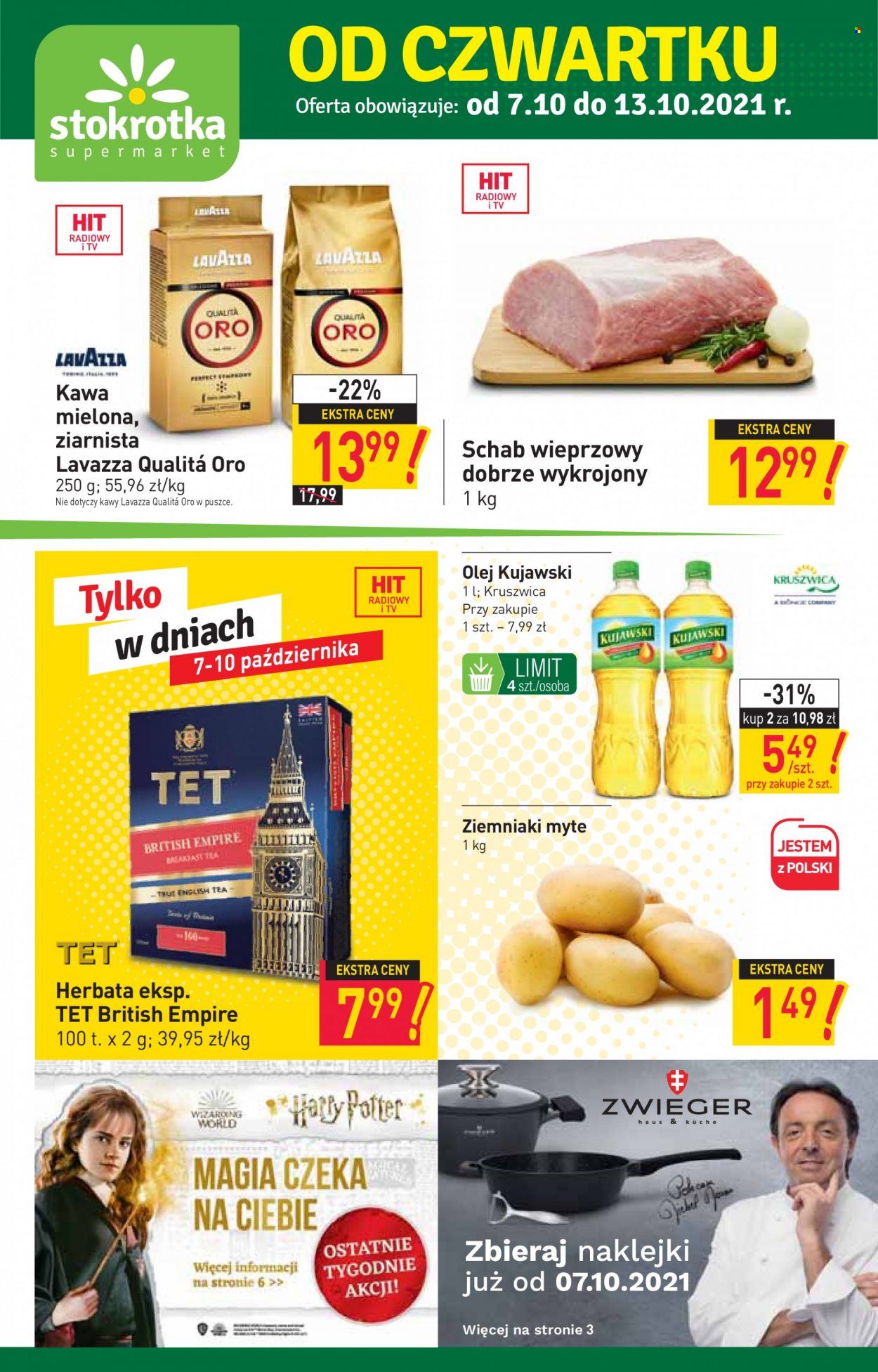 Gazetka Stokrotka Supermarket - 7.10.2021 - 13.10.2021. Strona 1