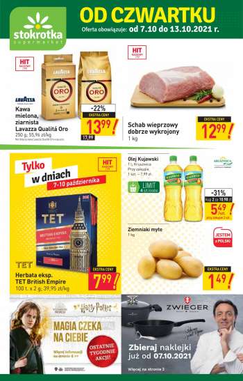 Gazetka Stokrotka Supermarket - 7.10.2021 - 13.10.2021.