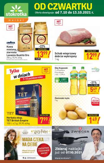 Gazetka Stokrotka Market - 7.10.2021 - 13.10.2021.
