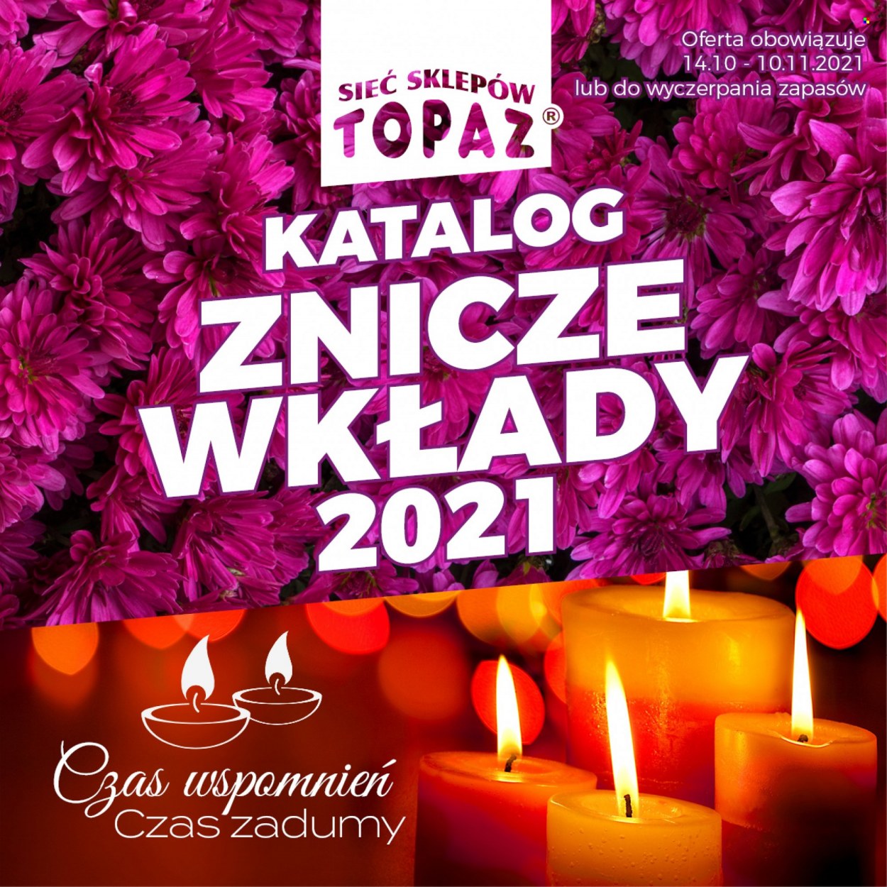 Gazetka Topaz - 14.10.2021 - 10.11.2021. Strona 1