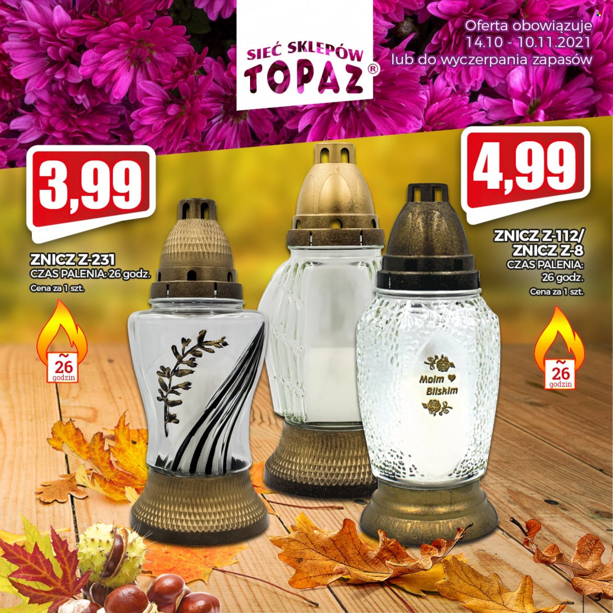 Gazetka Topaz - 14.10.2021 - 10.11.2021. Strona 3