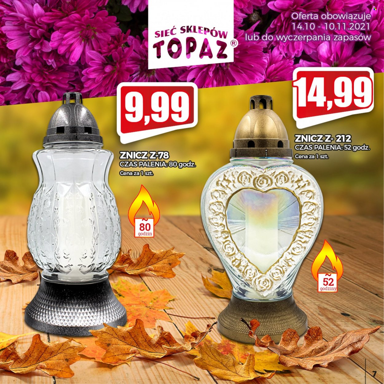 Gazetka Topaz - 14.10.2021 - 10.11.2021. Strona 7