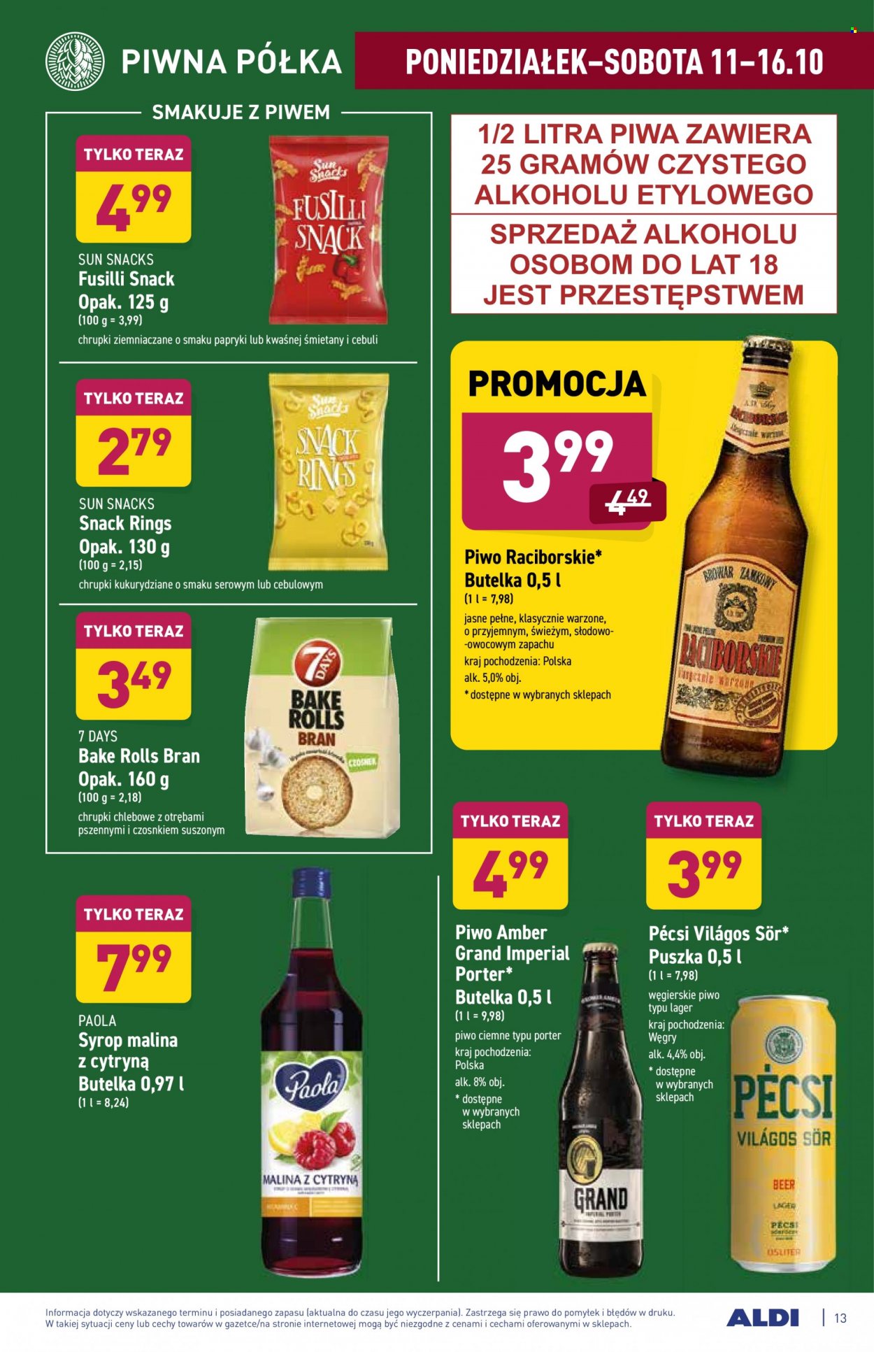 Gazetka ALDI - 11.10.2021 - 16.10.2021. Strona 13