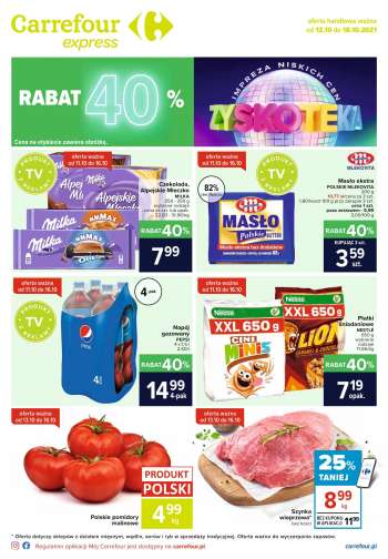 Gazetka Carrefour Express - 12.10.2021 - 18.10.2021.