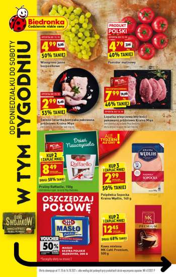 Gazetka Biedronka - 11.10.2021 - 16.10.2021.