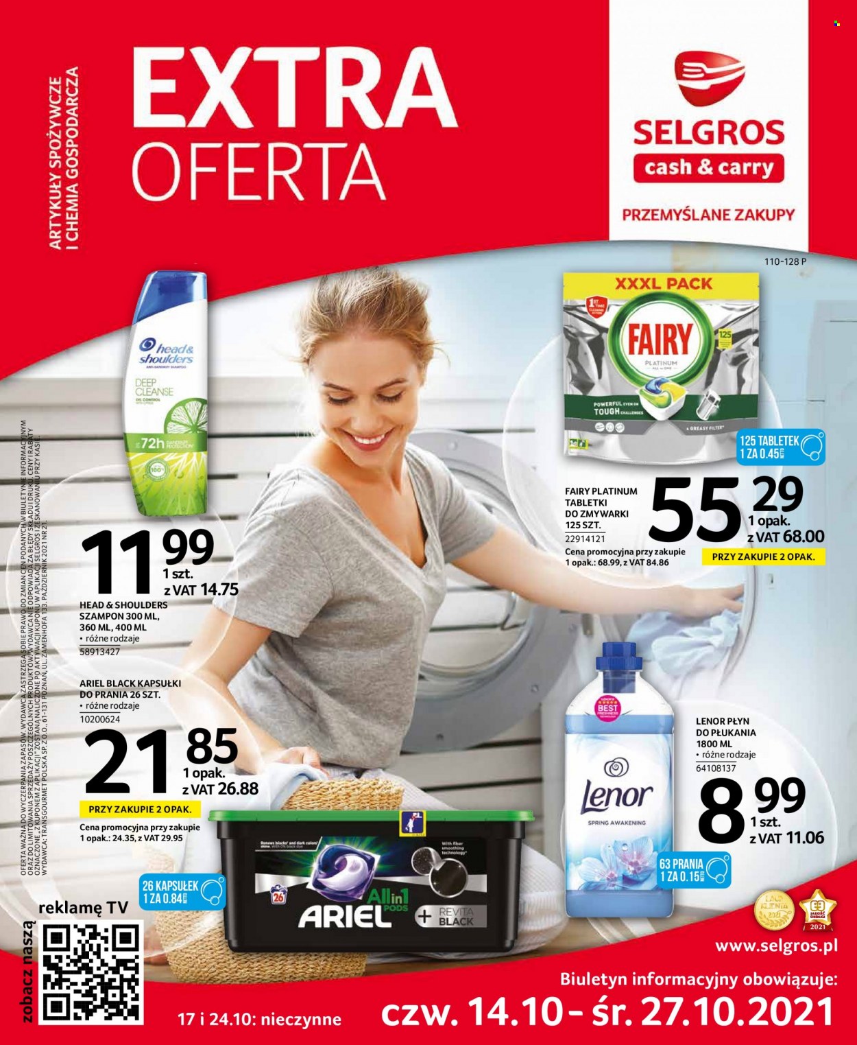 Gazetka Selgros - 14.10.2021 - 27.10.2021. Strona 1