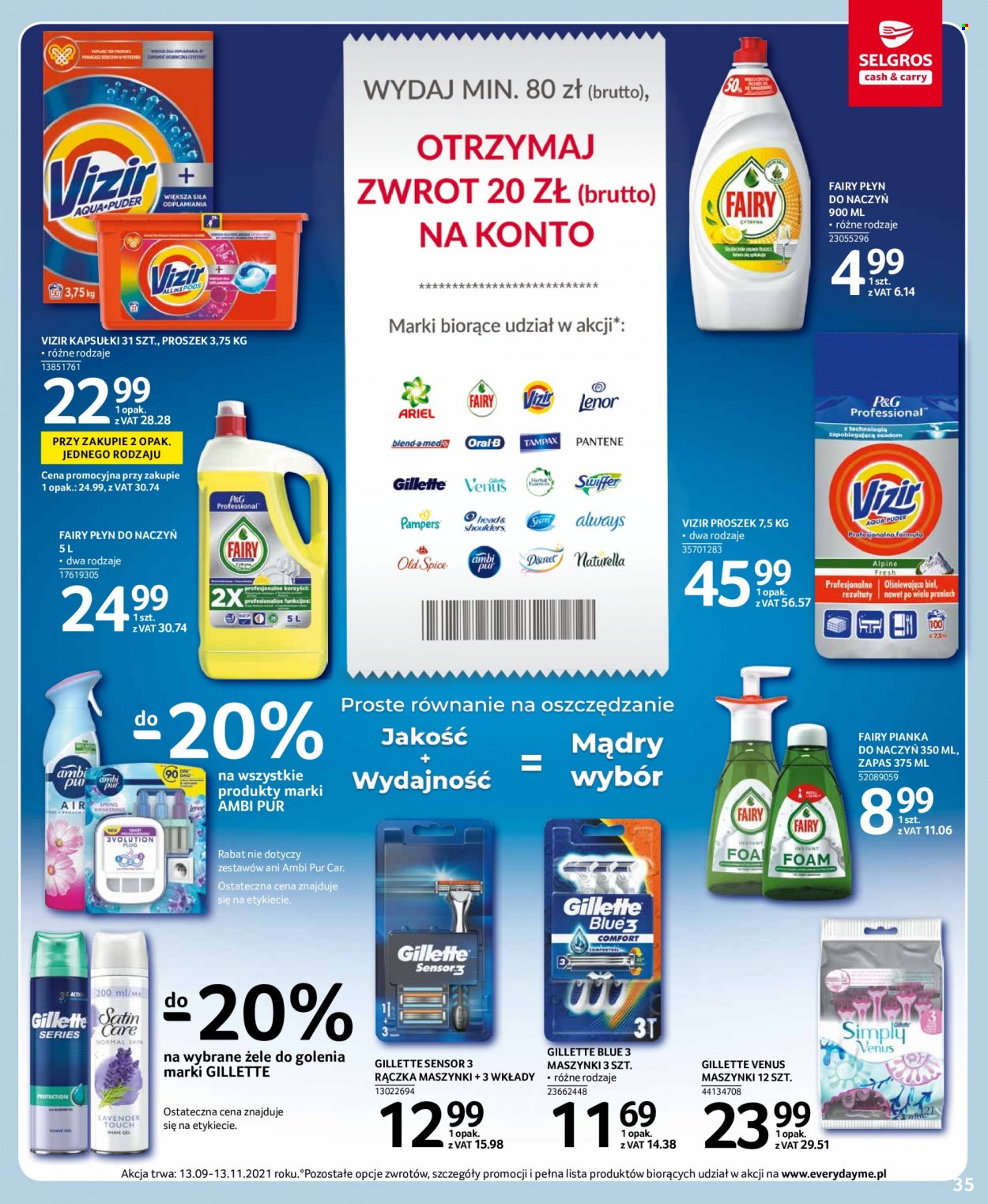 Gazetka Selgros - 14.10.2021 - 27.10.2021. Strona 35