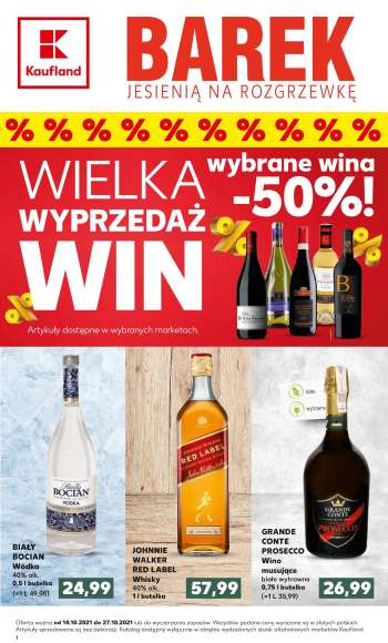 Gazetka Kaufland - 14.10.2021 - 27.10.2021.