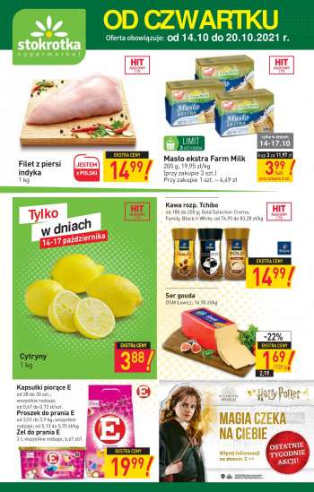 Gazetka Stokrotka Supermarket - 14.10.2021 - 20.10.2021.