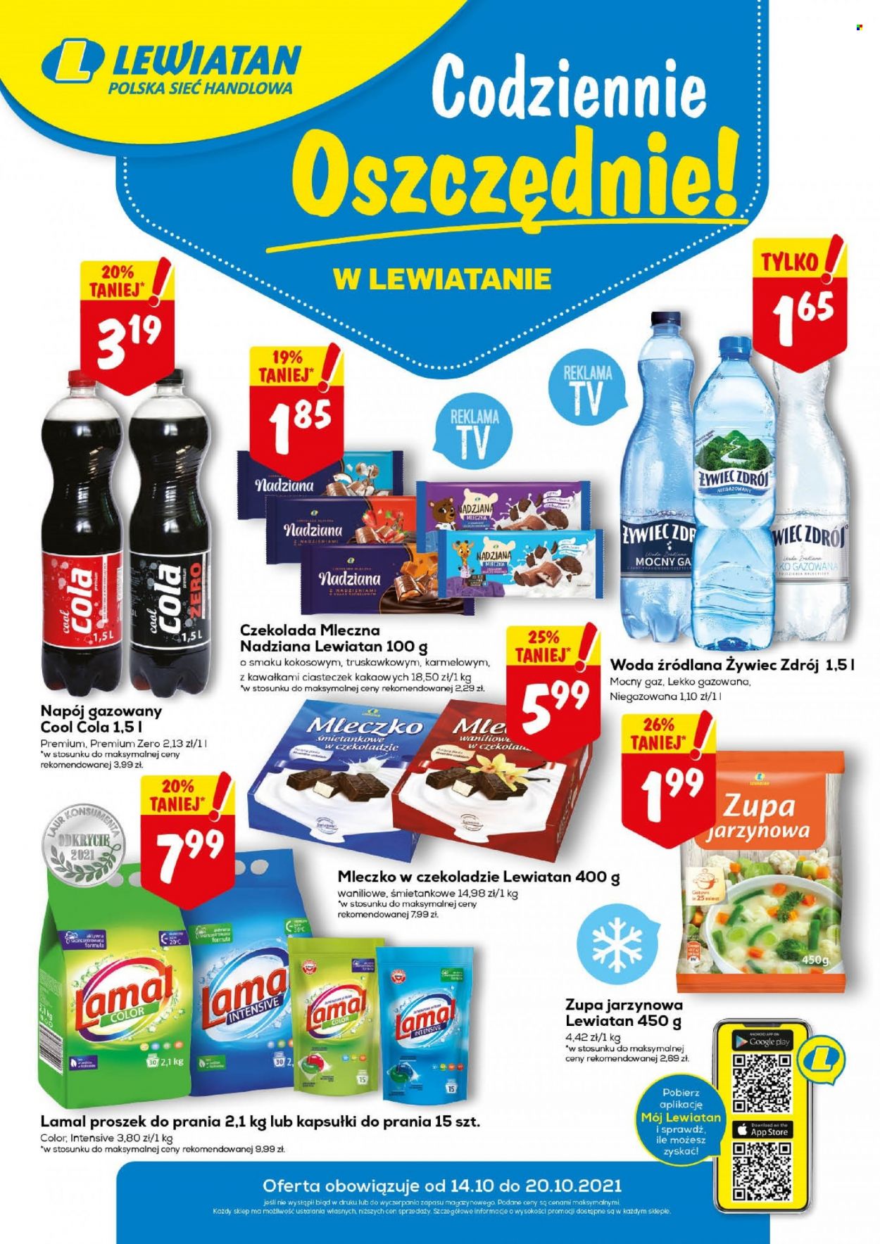 Gazetka Lewiatan - 14.10.2021 - 20.10.2021. Strona 1