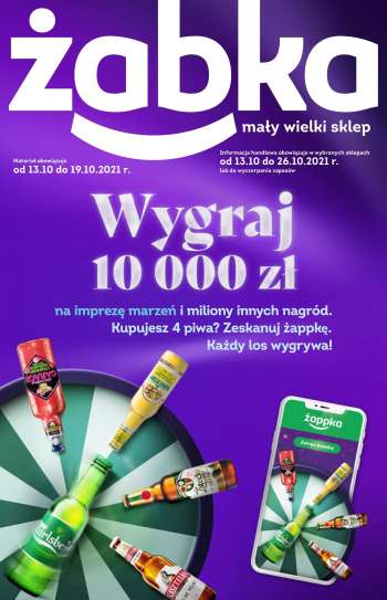 Gazetka Żabka - 13.10.2021 - 26.10.2021.