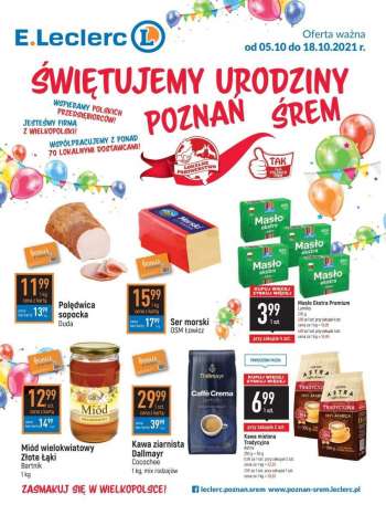 Gazetka E.Leclerc - 5.10.2021 - 18.10.2021.