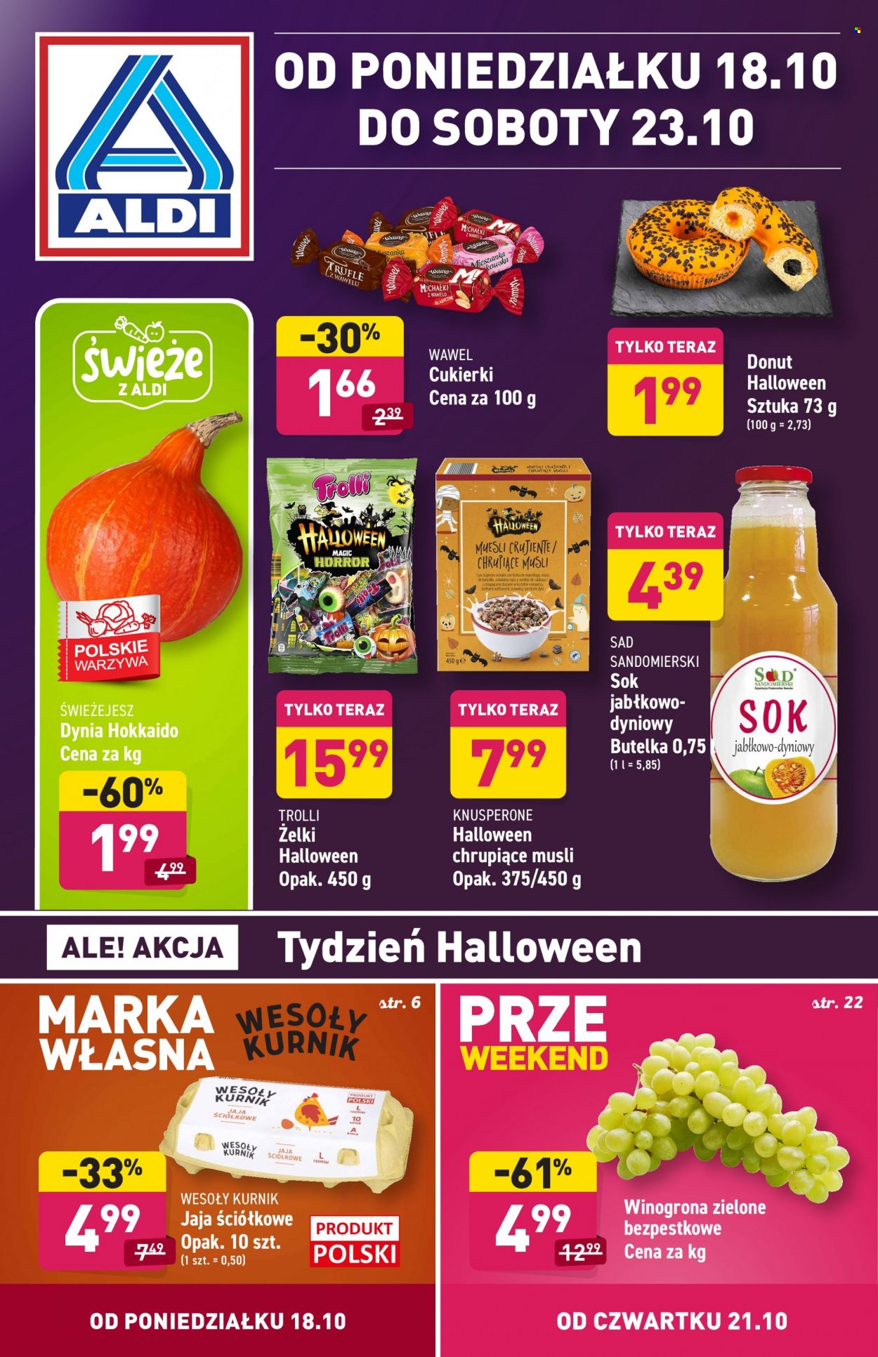 Gazetka ALDI - 18.10.2021 - 23.10.2021. Strona 1