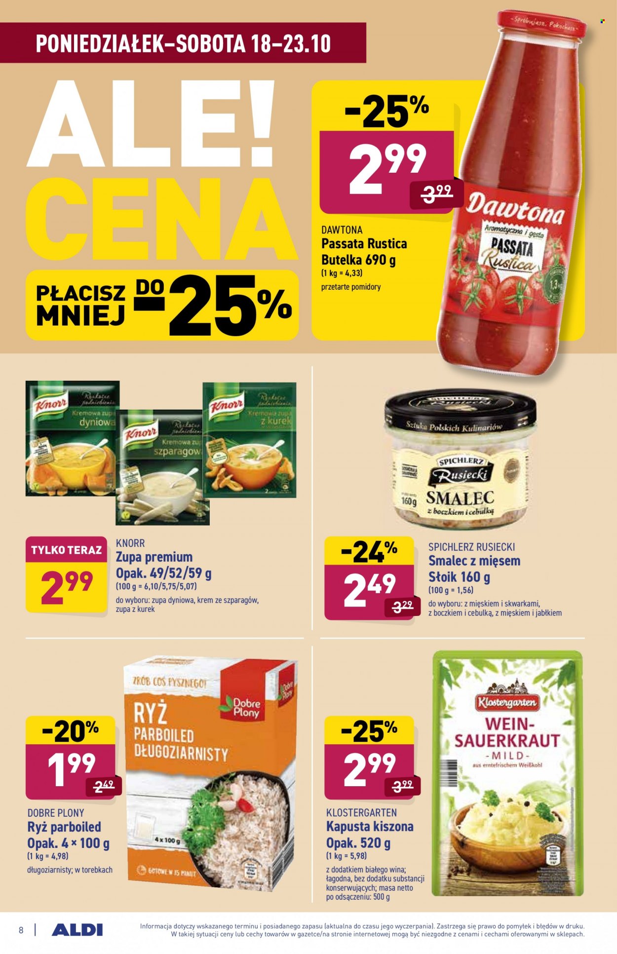 Gazetka ALDI - 18.10.2021 - 23.10.2021. Strona 8