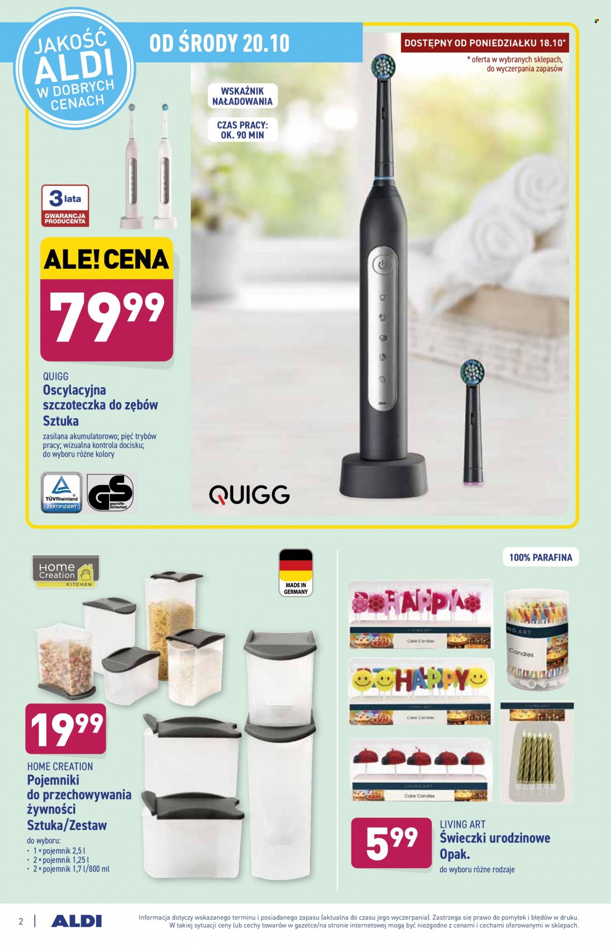 Gazetka ALDI - 20.10.2021 - 23.10.2021. Strona 2