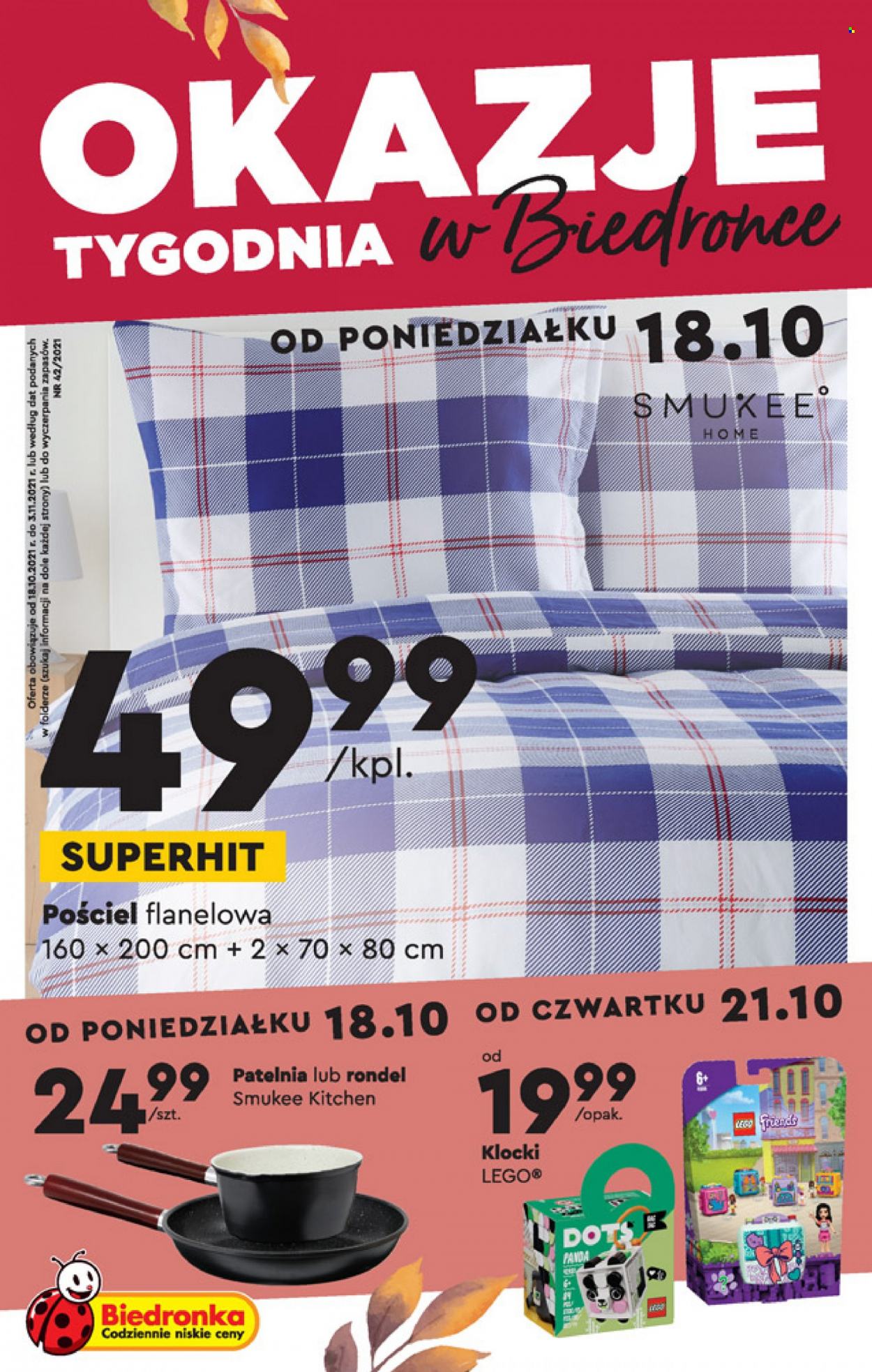Gazetka Biedronka - 18.10.2021 - 3.11.2021. Strona 1