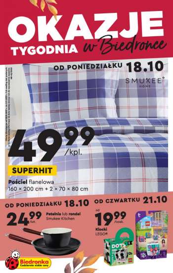 Gazetka Biedronka - 18.10.2021 - 3.11.2021.