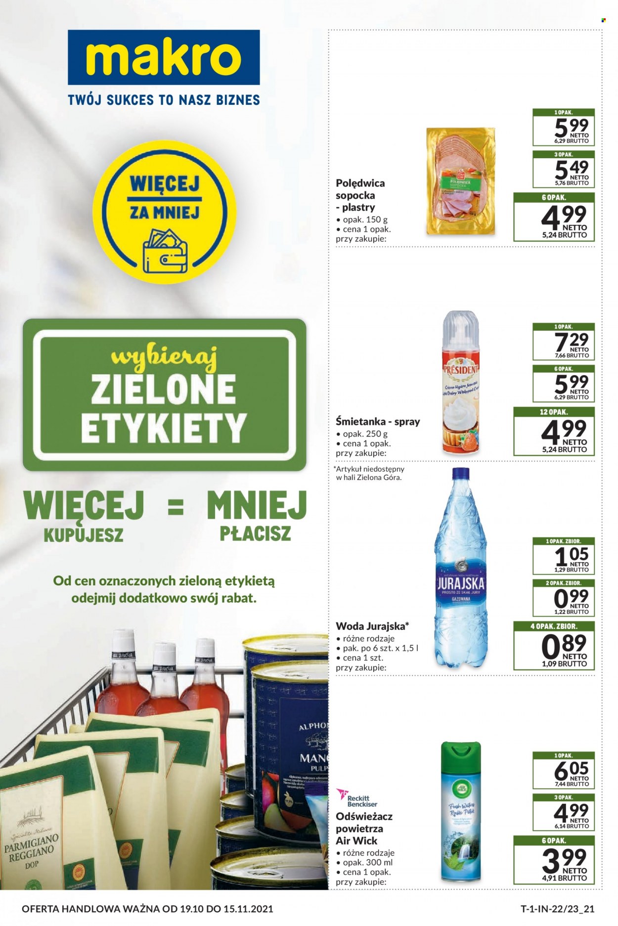 Gazetka Makro - 19.10.2021 - 15.11.2021. Strona 1