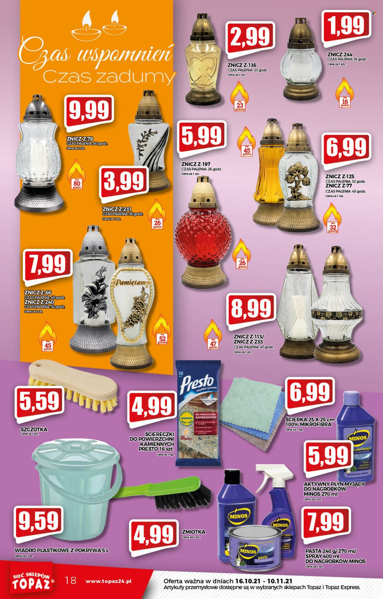 Gazetka Topaz - 16.10.2021 - 20.10.2021. Strona 18