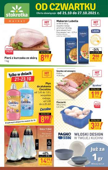 Gazetka Stokrotka Market - 21.10.2021 - 27.10.2021.