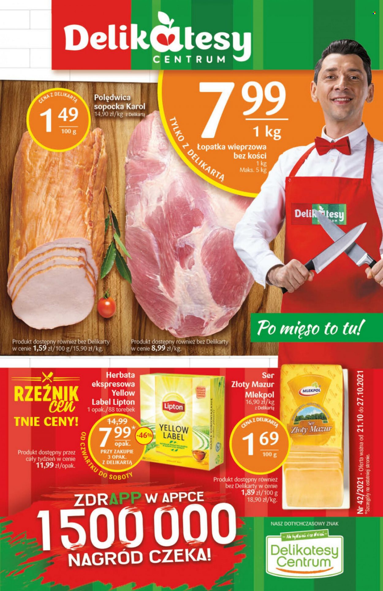 Gazetka Delikatesy Centrum - 21.10.2021 - 27.10.2021. Strona 1