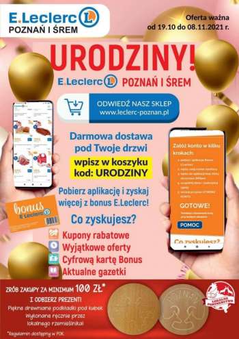 Gazetka E.Leclerc - 19.10.2021 - 8.11.2021.