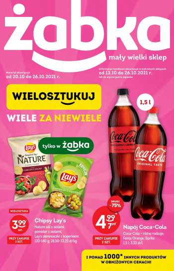 Gazetka Żabka - 13.10.2021 - 26.10.2021.