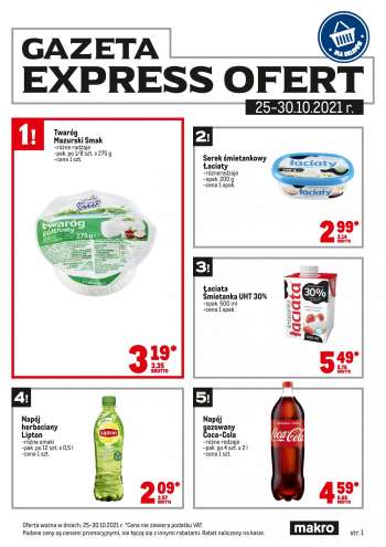 Gazetka Makro - 25.10.2021 - 30.10.2021.