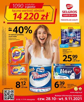 Gazetka Selgros - 28.10.2021 - 9.11.2021.