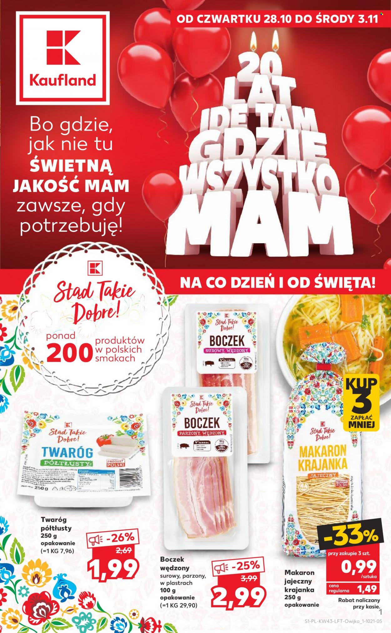 Gazetka Kaufland - 28.10.2021 - 3.11.2021. Strona 1
