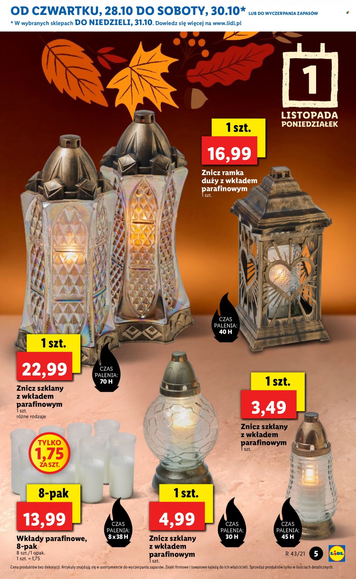Gazetka Lidl - 28.10.2021 - 31.10.2021. Strona 5