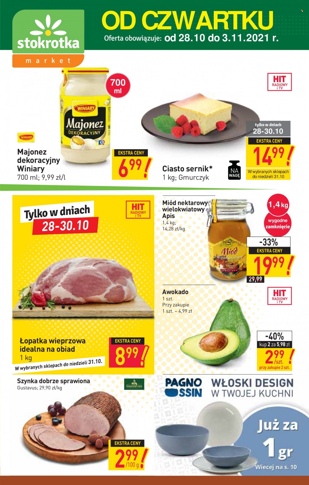 Gazetka Stokrotka Market - 28.10.2021 - 3.11.2021. Strona 1