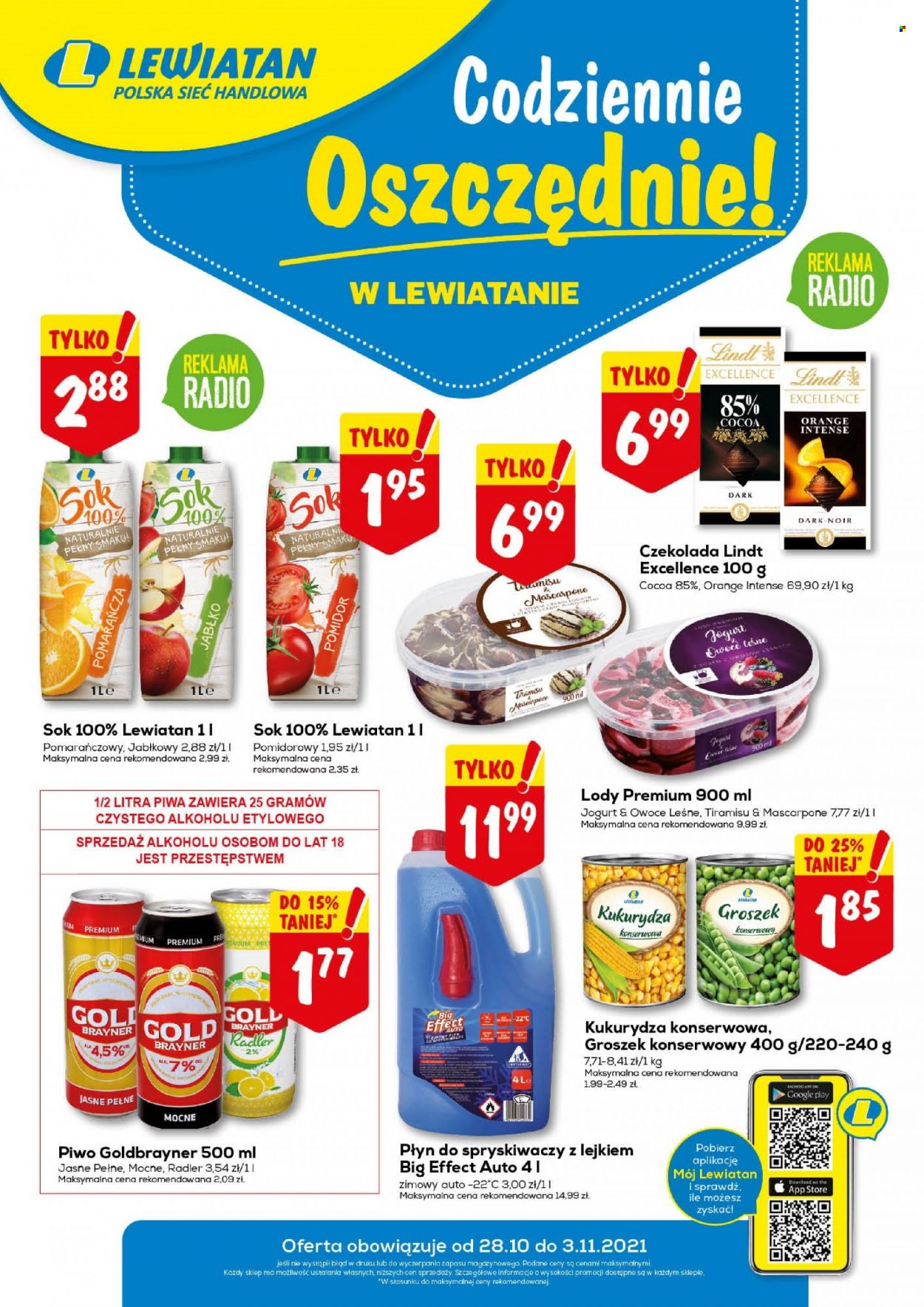 Gazetka Lewiatan - 28.10.2021 - 3.11.2021. Strona 1