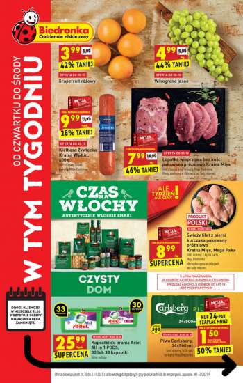 Gazetka Biedronka - 28.10.2021 - 3.11.2021.