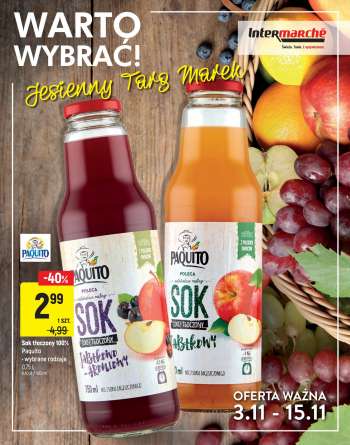 Gazetka Intermarché - 3.11.2021 - 15.11.2021.