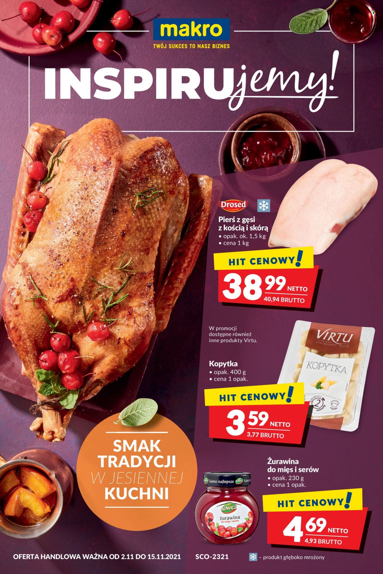 Gazetka Makro - 2.11.2021 - 15.11.2021. Strona 1