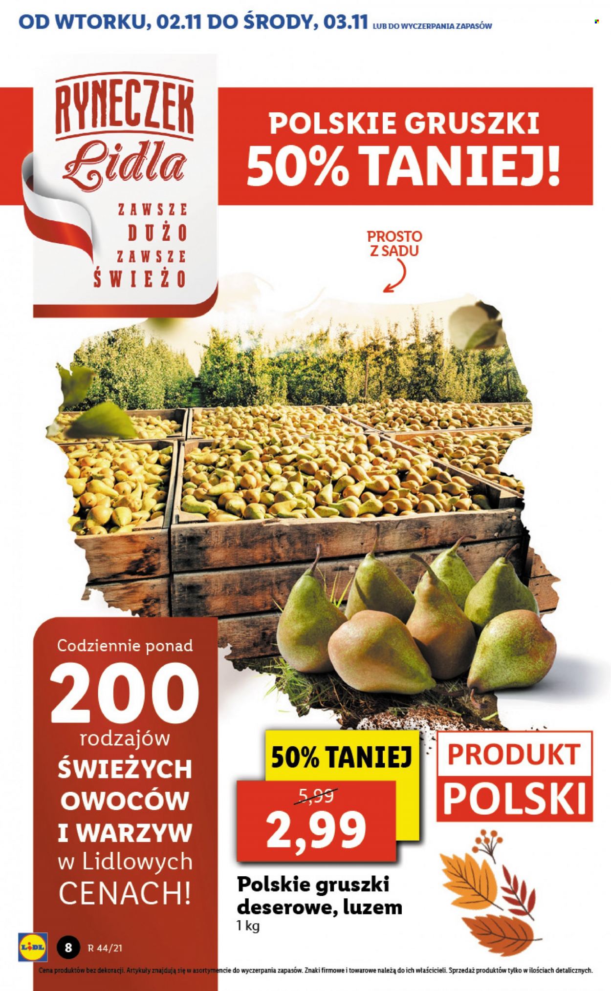 Gazetka Lidl - 2.11.2021 - 3.11.2021. Strona 8