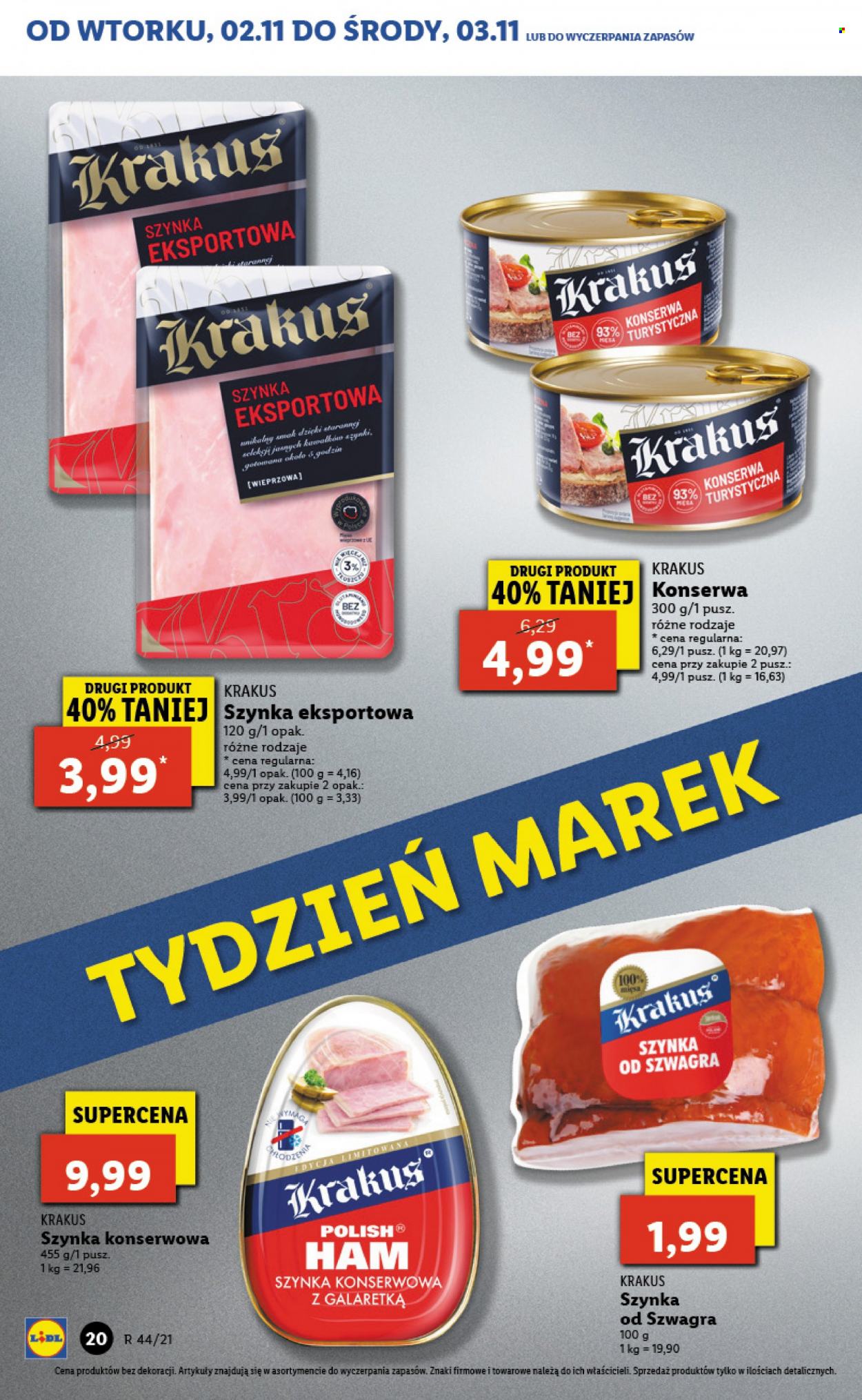 Gazetka Lidl - 2.11.2021 - 3.11.2021. Strona 20