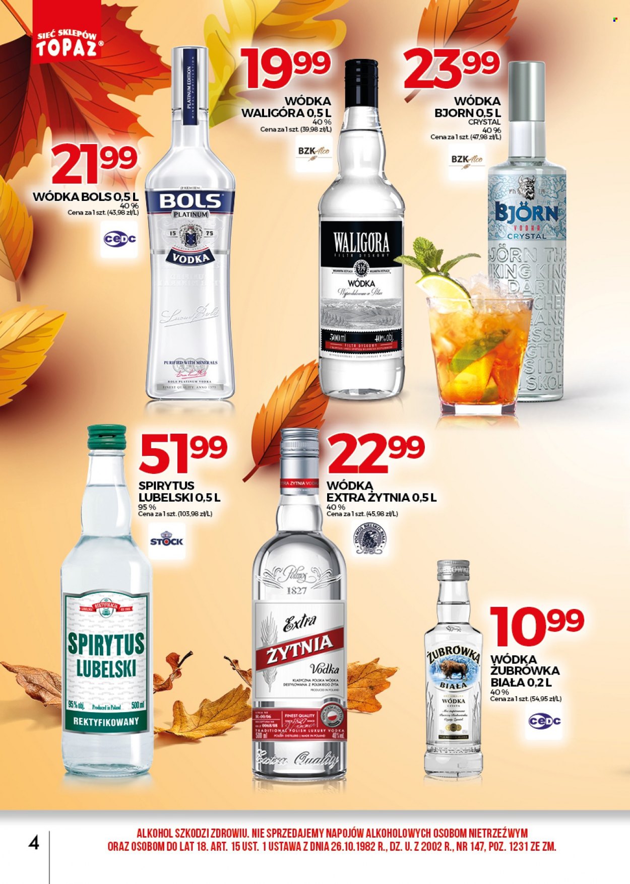Gazetka Topaz - 2.11.2021 - 30.11.2021. Strona 4