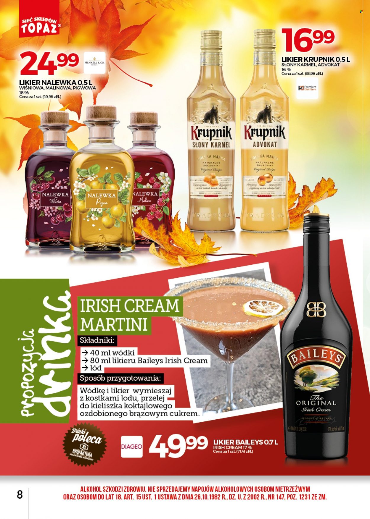 Gazetka Topaz - 2.11.2021 - 30.11.2021. Strona 8