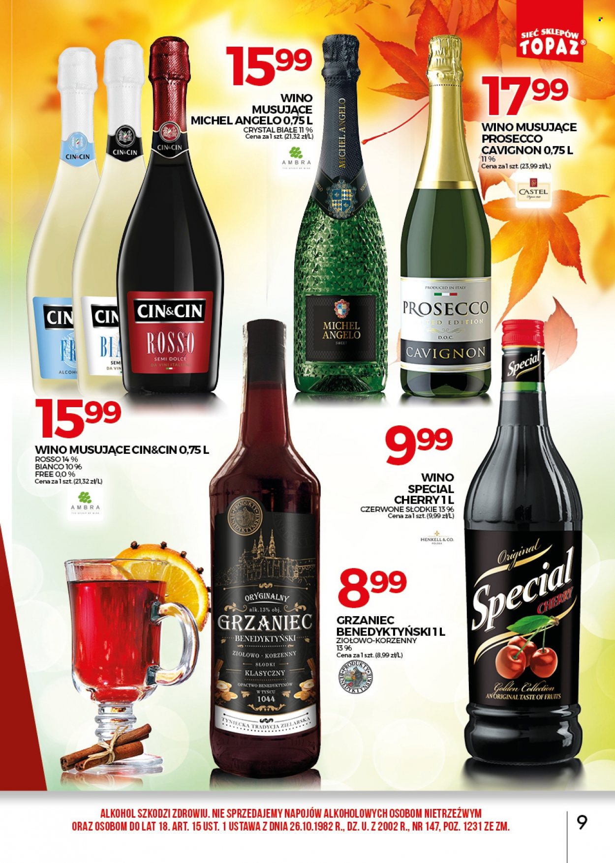 Gazetka Topaz - 2.11.2021 - 30.11.2021. Strona 9