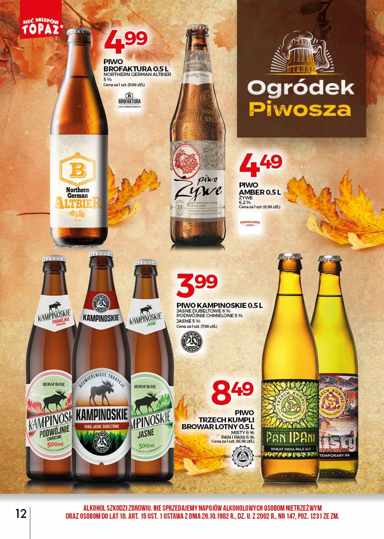 Gazetka Topaz - 2.11.2021 - 30.11.2021. Strona 12