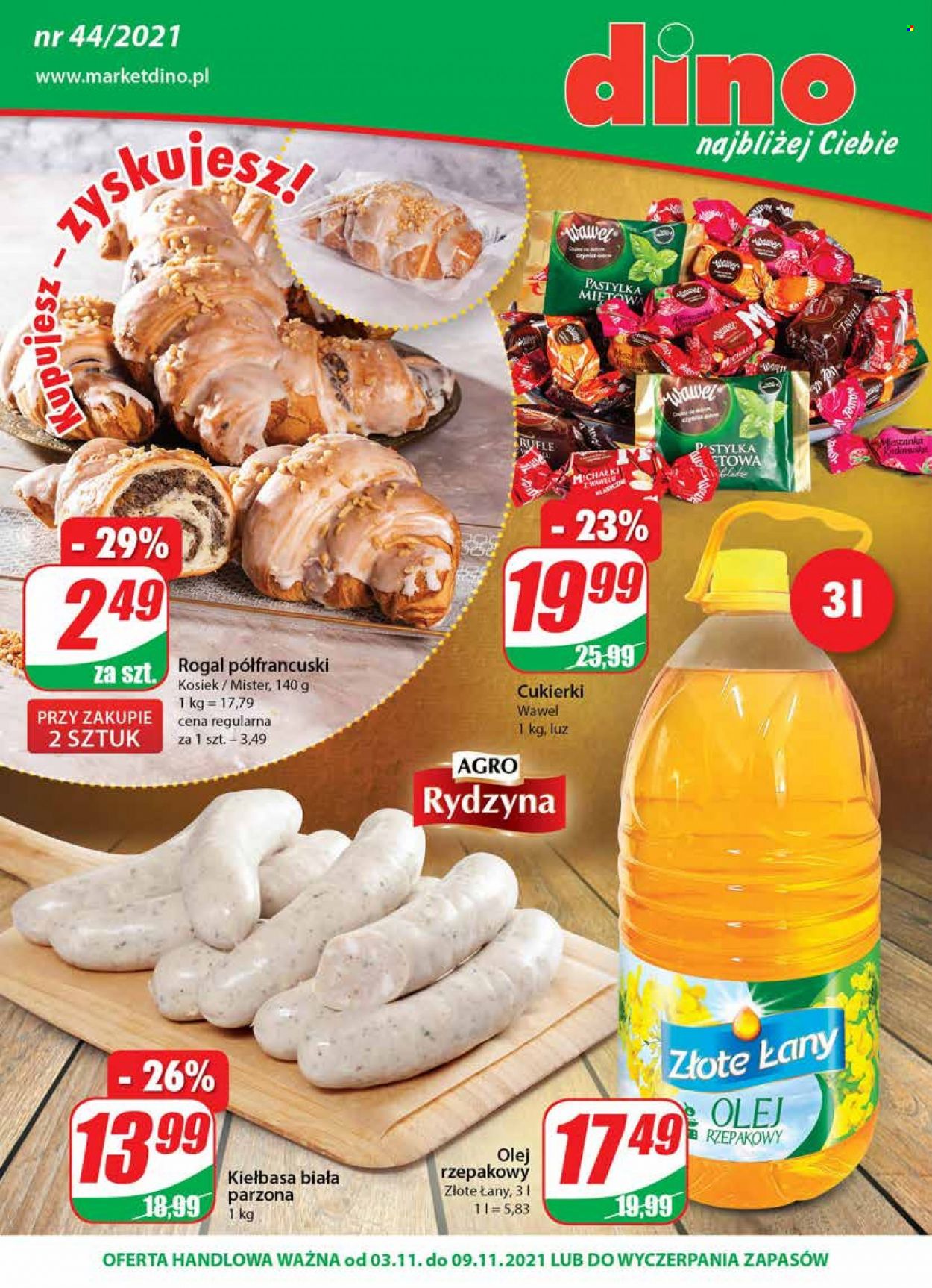 Gazetka Dino - 3.11.2021 - 9.11.2021. Strona 1