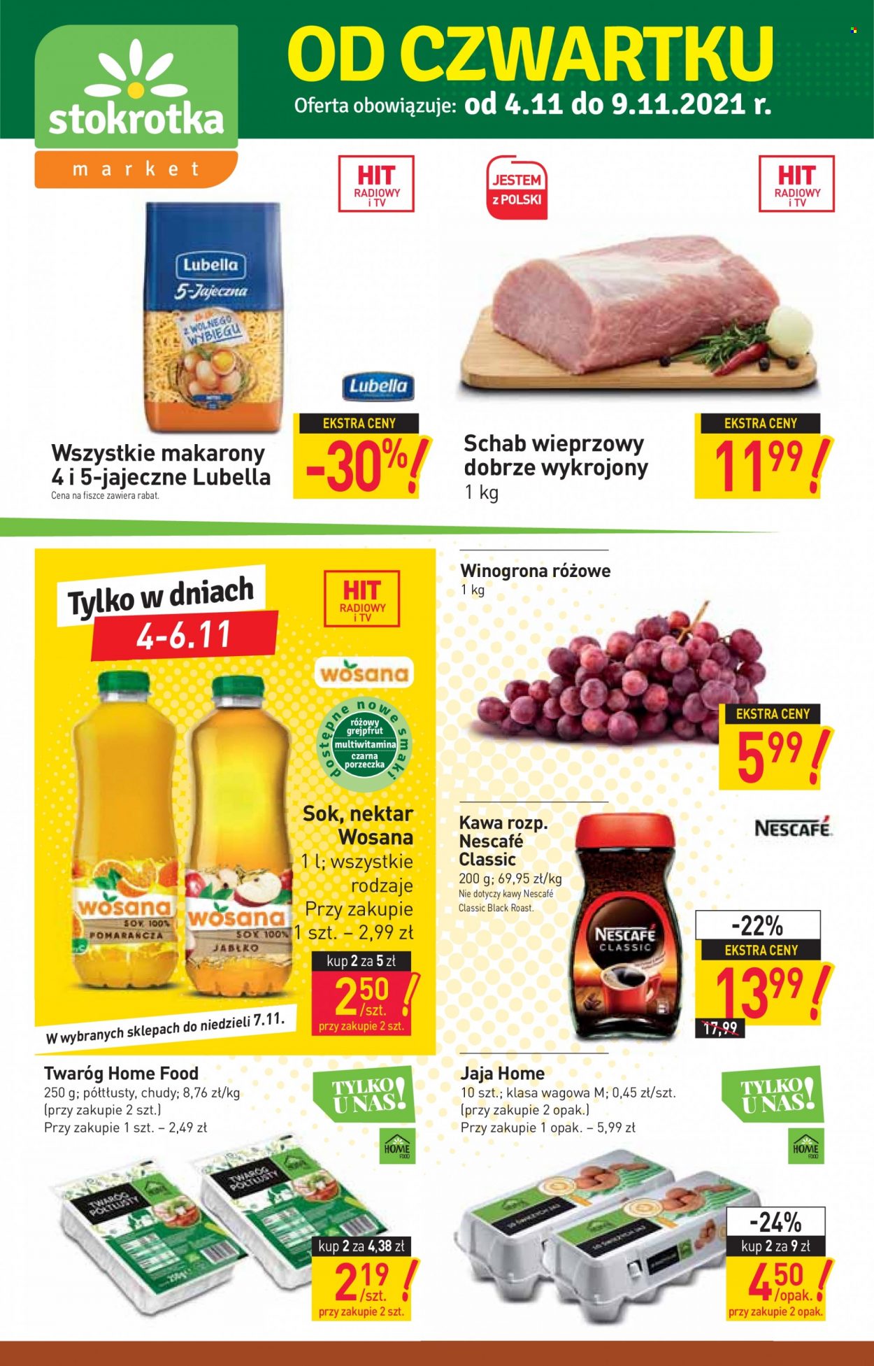 Gazetka Stokrotka Market - 4.11.2021 - 9.11.2021. Strona 1