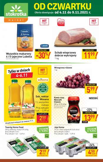 Gazetka Stokrotka Market - 4.11.2021 - 9.11.2021.
