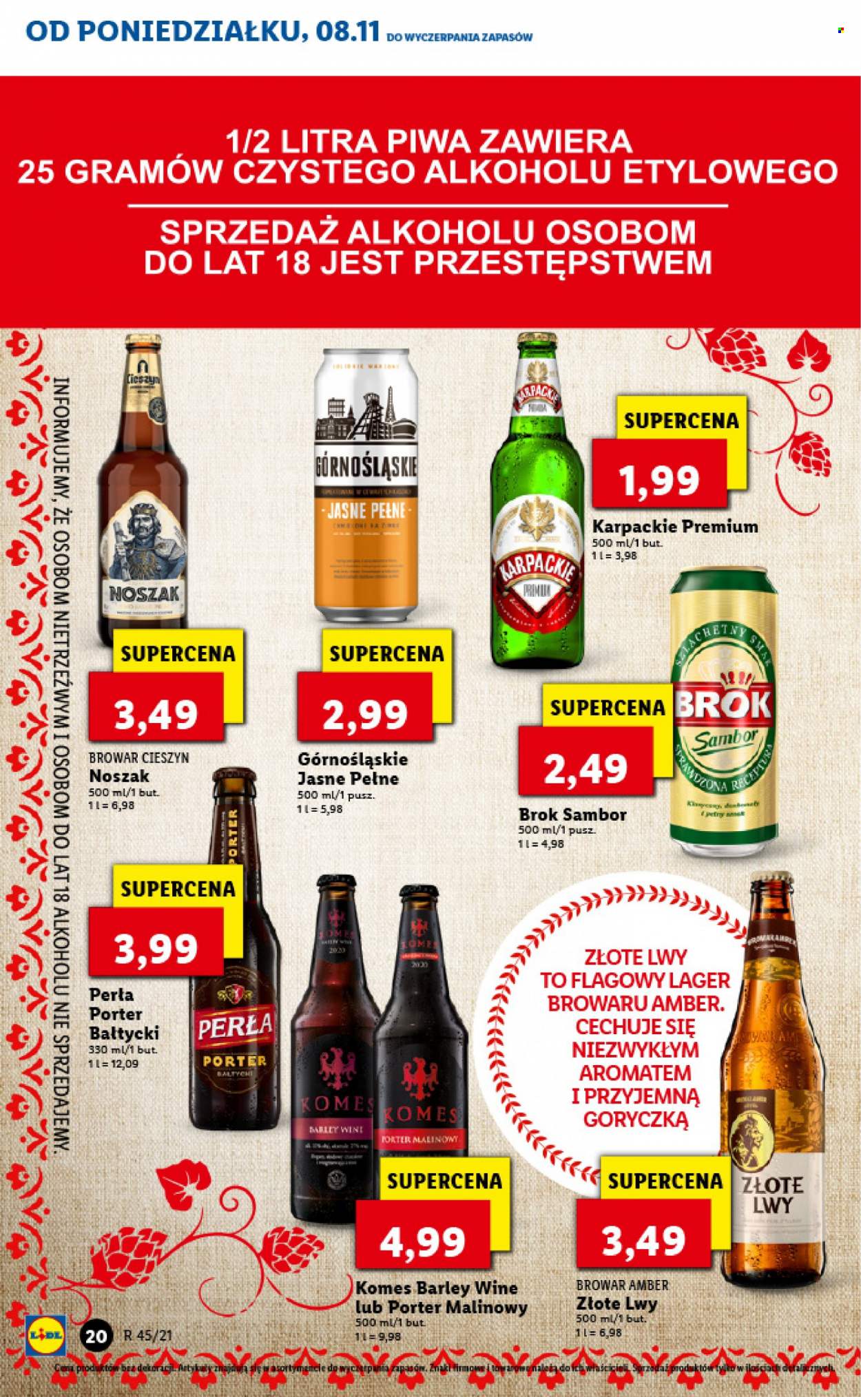 Gazetka Lidl - 8.11.2021 - 10.11.2021. Strona 20