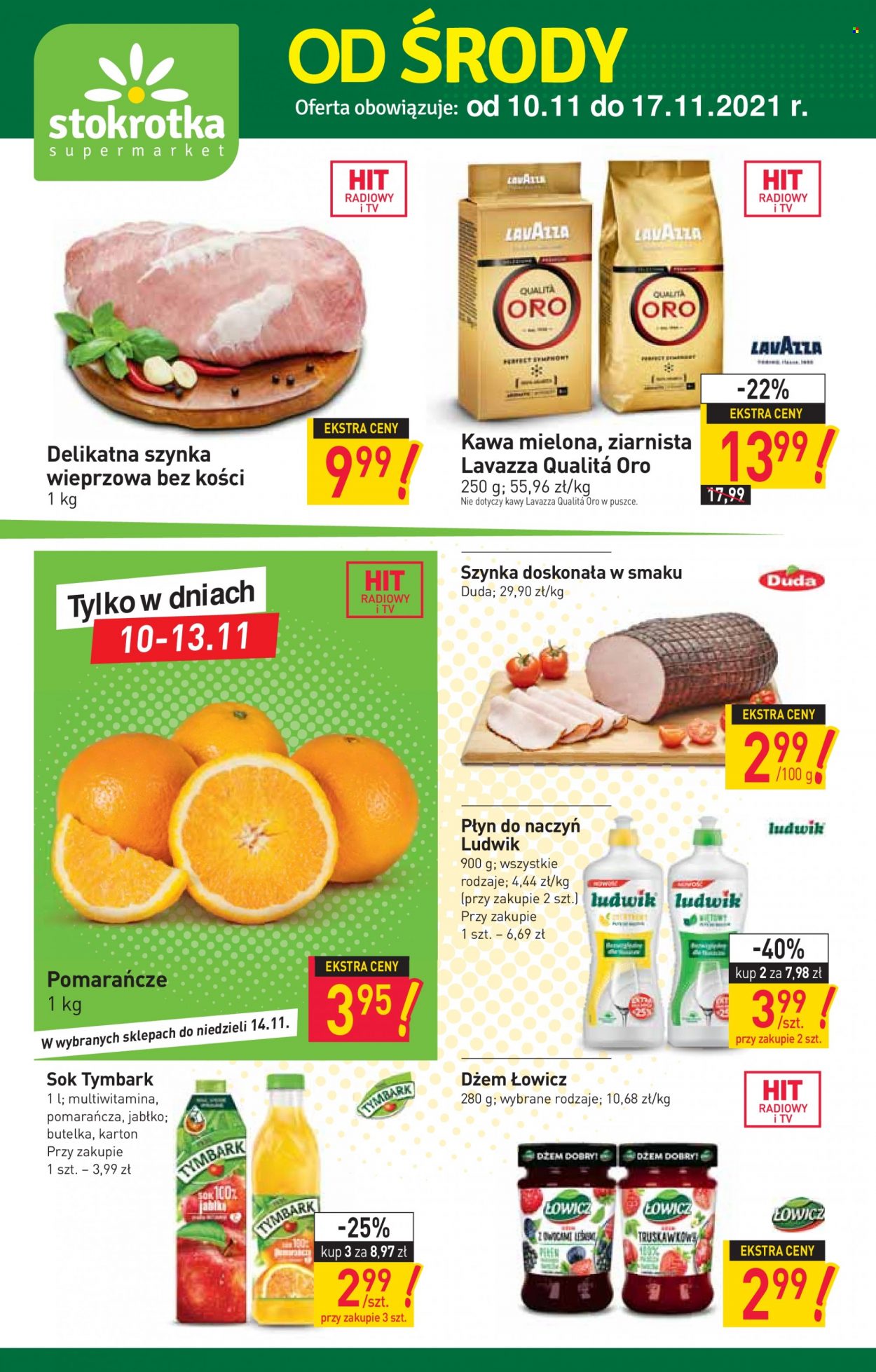 Gazetka Stokrotka Supermarket - 10.11.2021 - 17.11.2021. Strona 1